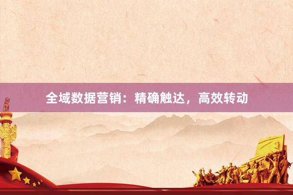 全域数据营销：精确触达，高效转动